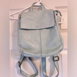 AMERICAN LEATHER COMPANY Mini Backpack, sky blue